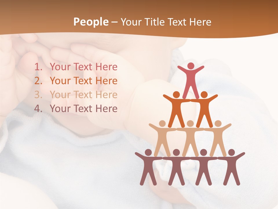 Child Human Tired PowerPoint Template