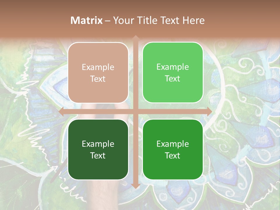 Colorful Decorative Paint PowerPoint Template