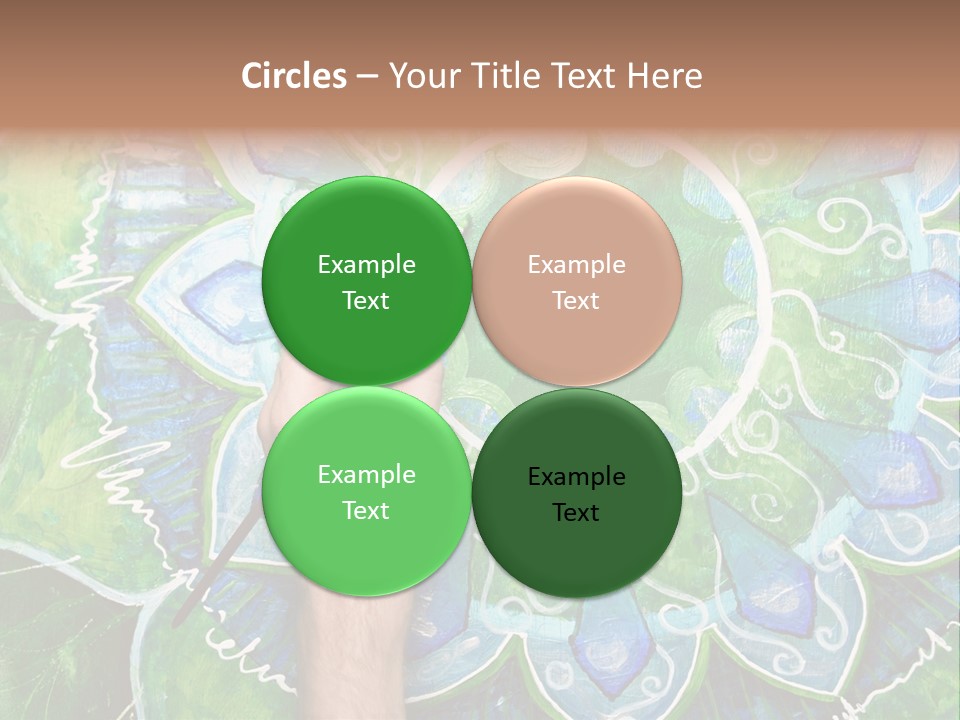 Colorful Decorative Paint PowerPoint Template