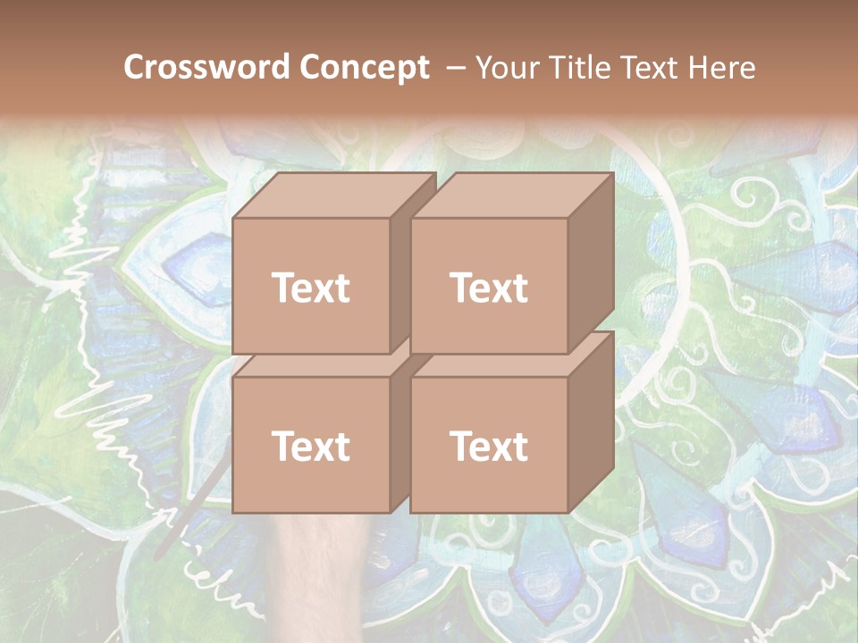 Colorful Decorative Paint PowerPoint Template