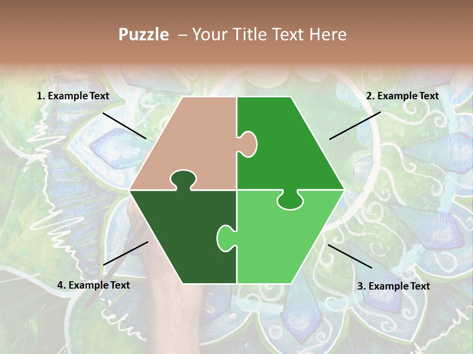 Colorful Decorative Paint PowerPoint Template