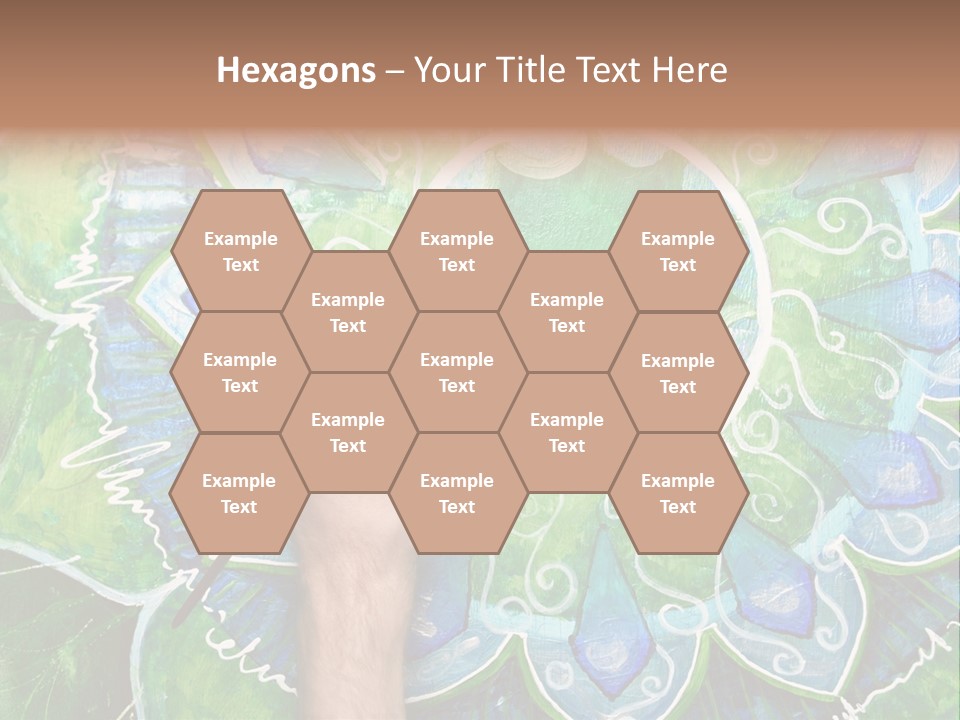 Colorful Decorative Paint PowerPoint Template