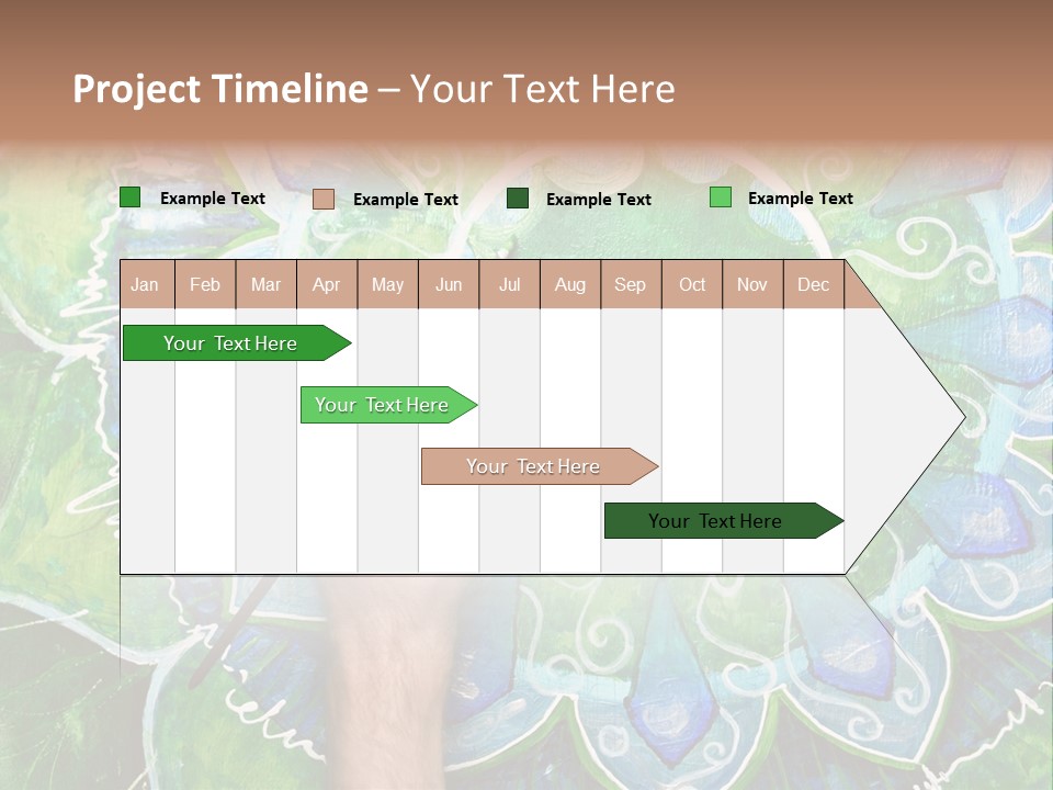 Colorful Decorative Paint PowerPoint Template