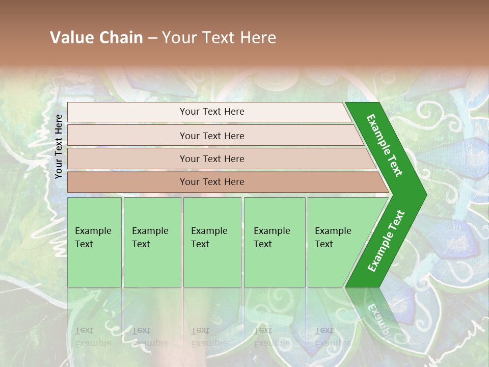 Colorful Decorative Paint PowerPoint Template