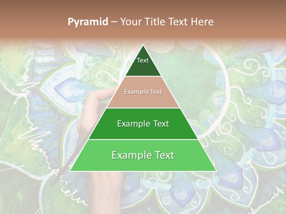 Colorful Decorative Paint PowerPoint Template