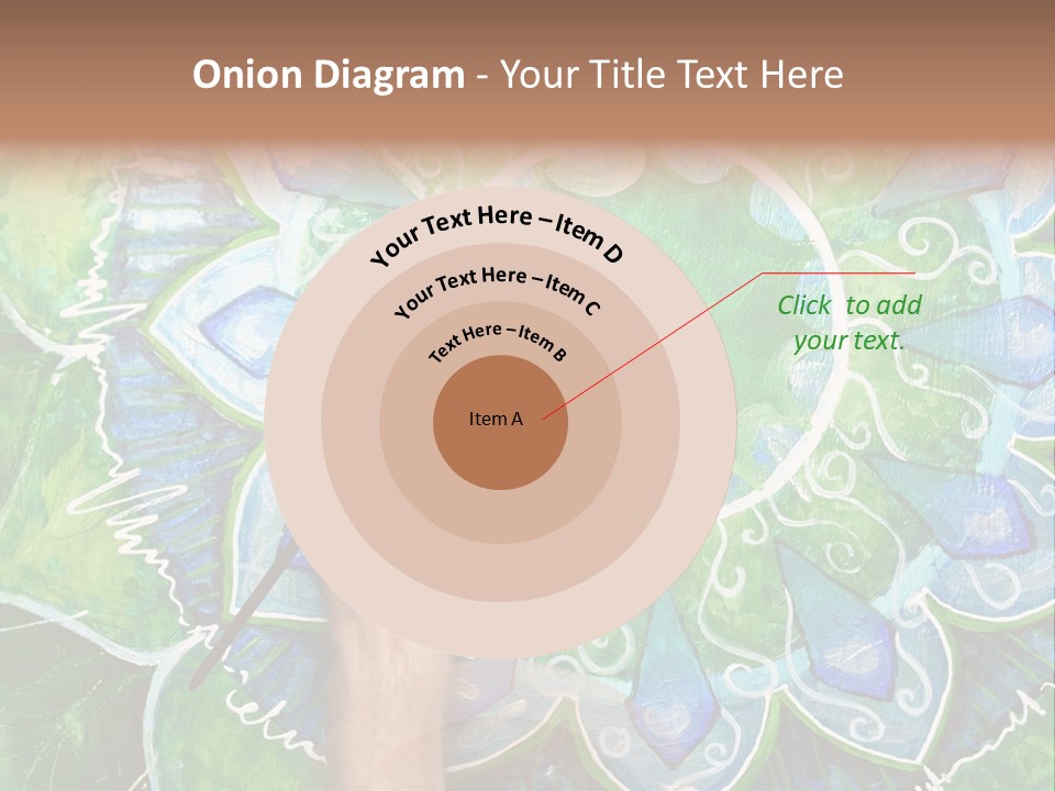 Colorful Decorative Paint PowerPoint Template