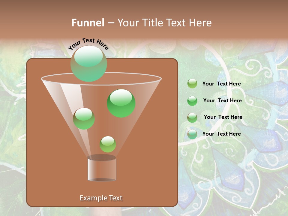 Colorful Decorative Paint PowerPoint Template