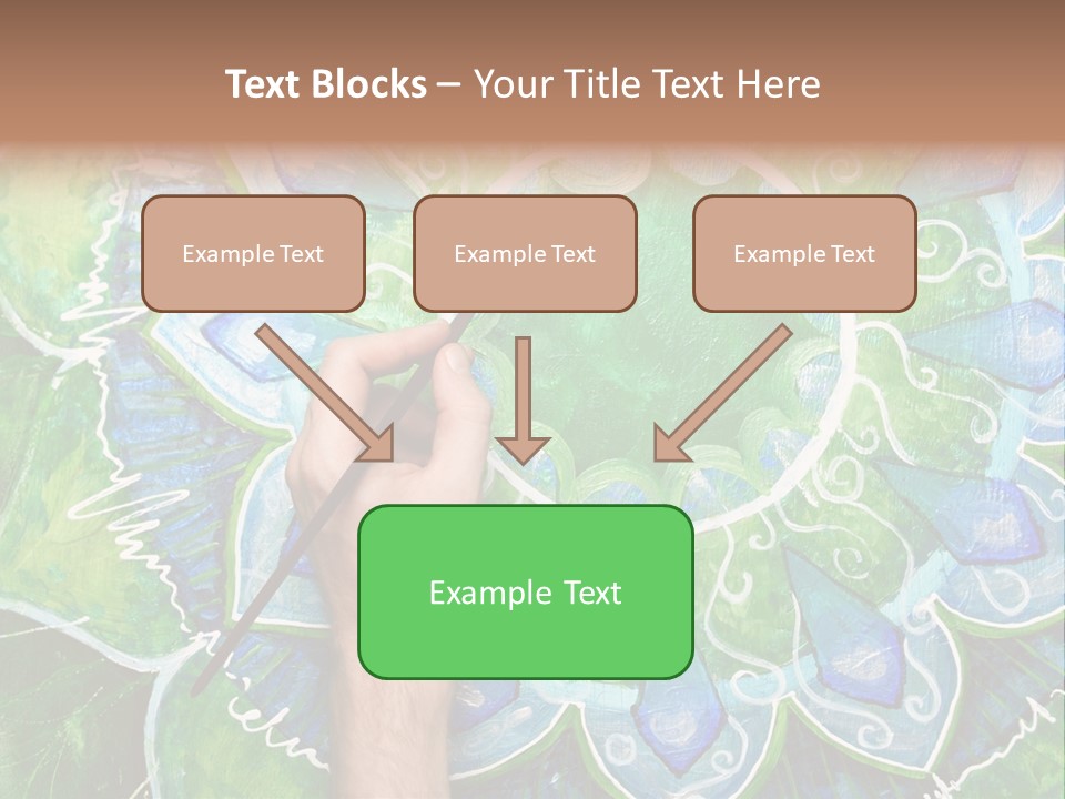 Colorful Decorative Paint PowerPoint Template