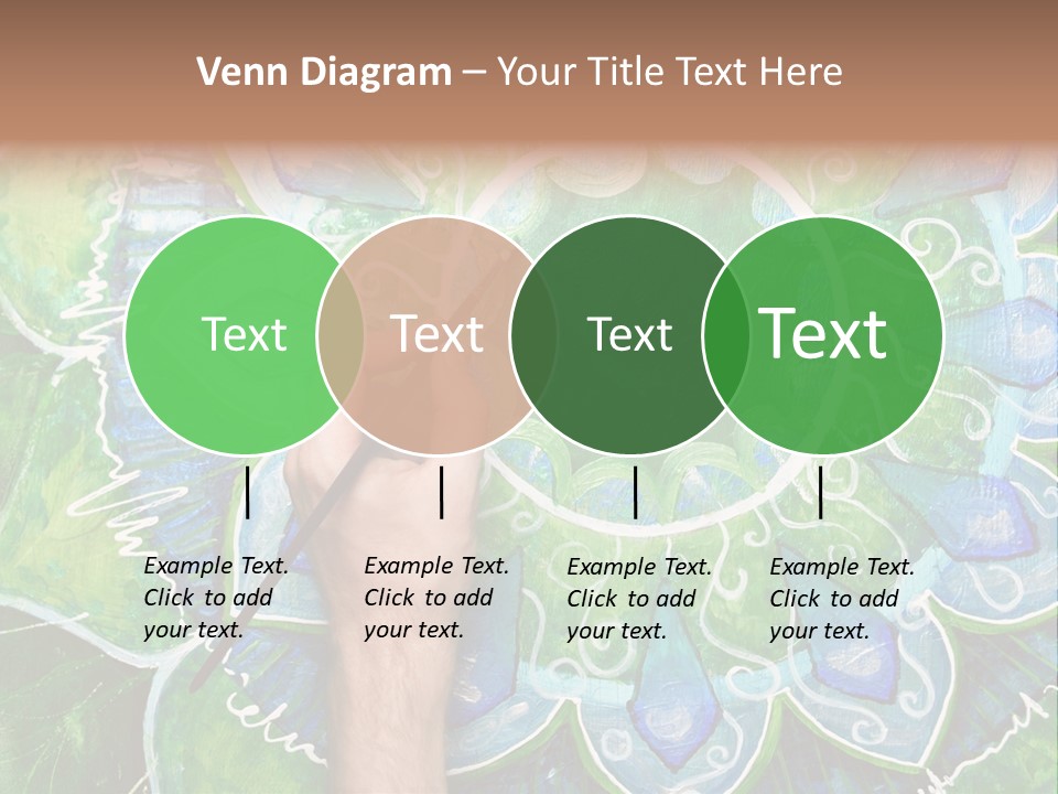 Colorful Decorative Paint PowerPoint Template