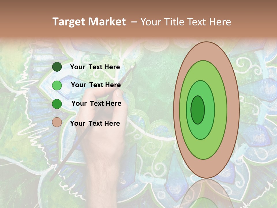 Colorful Decorative Paint PowerPoint Template