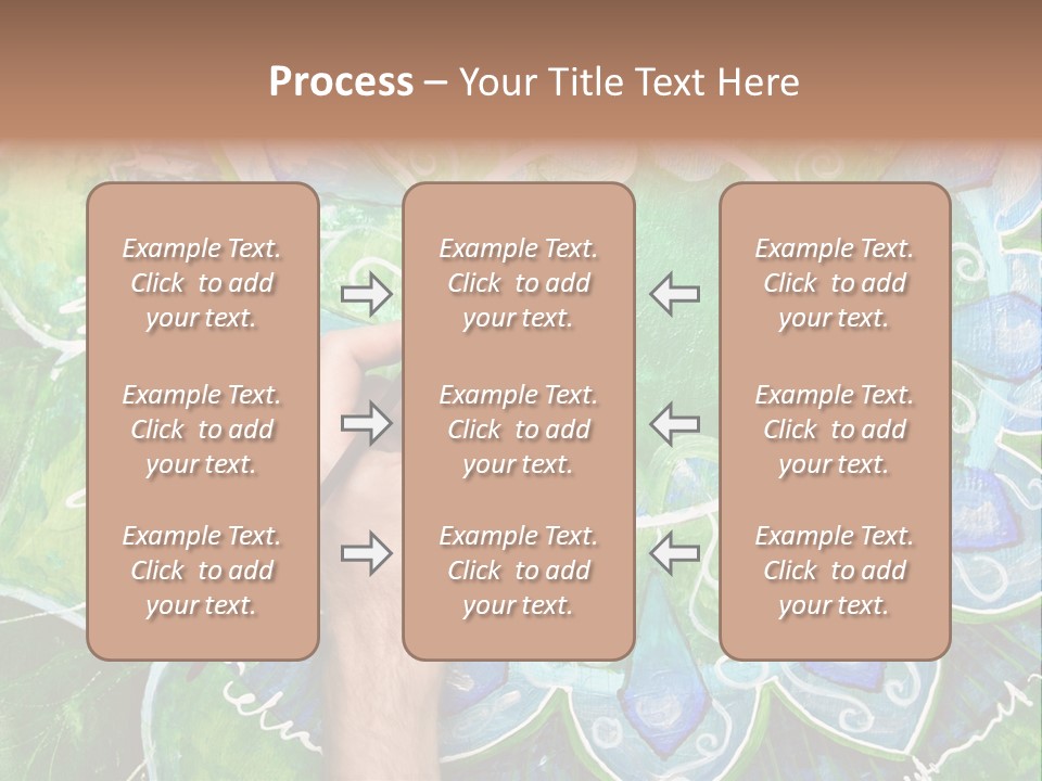 Colorful Decorative Paint PowerPoint Template