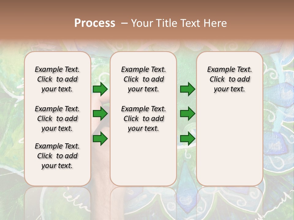 Colorful Decorative Paint PowerPoint Template