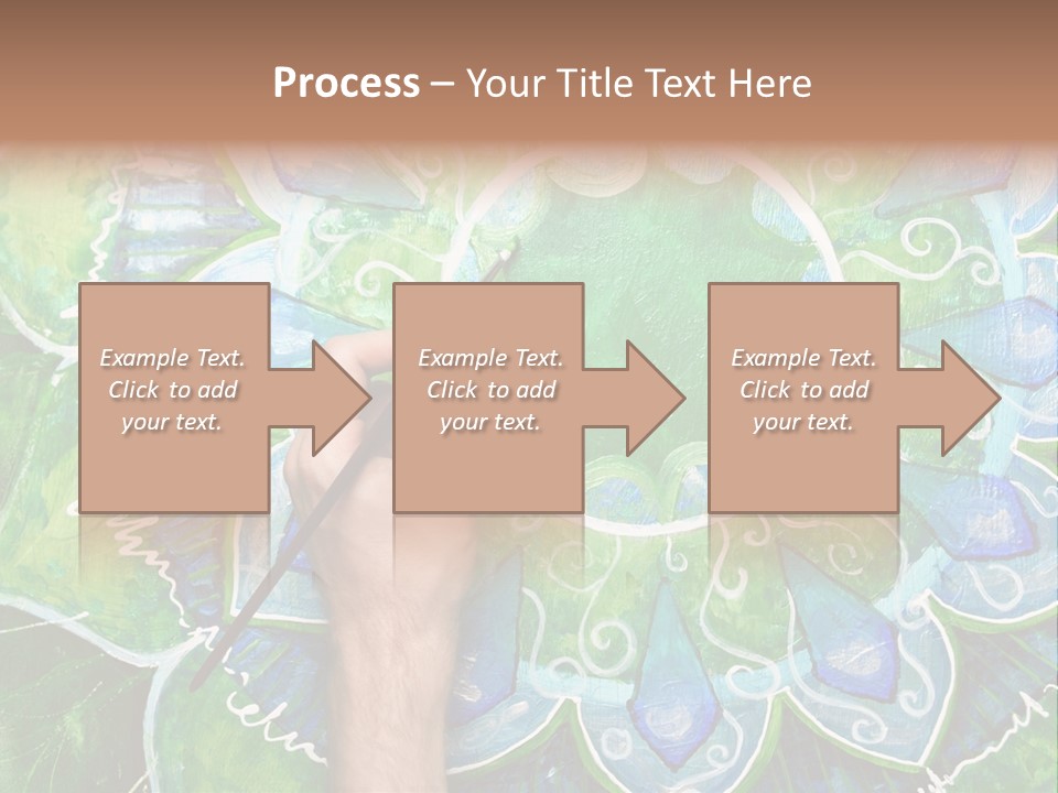 Colorful Decorative Paint PowerPoint Template
