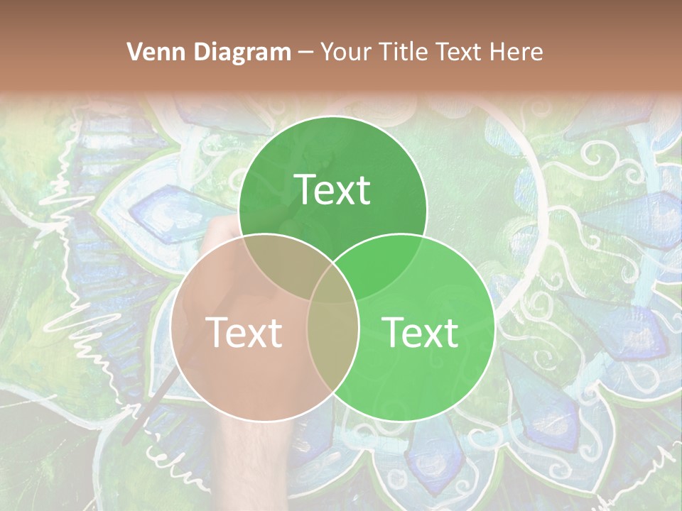 Colorful Decorative Paint PowerPoint Template