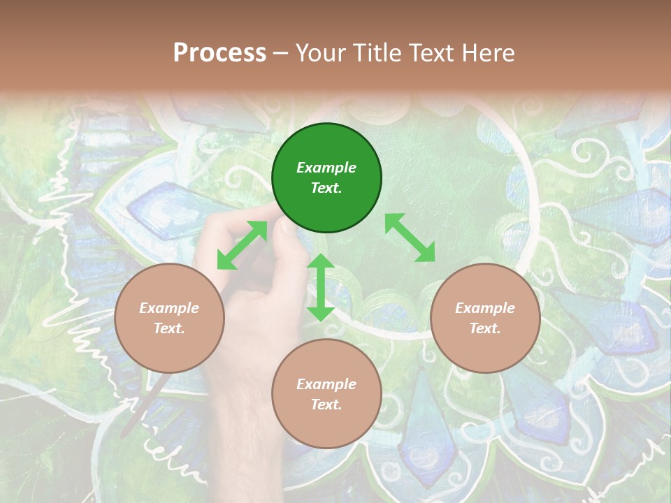 Colorful Decorative Paint PowerPoint Template