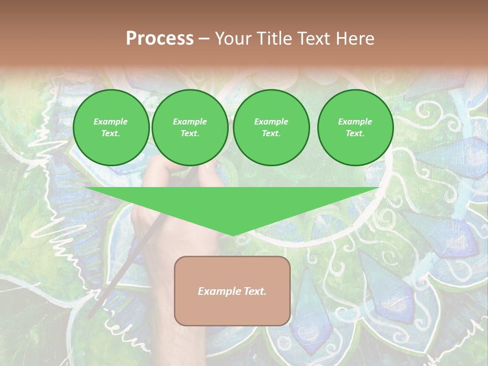 Colorful Decorative Paint PowerPoint Template