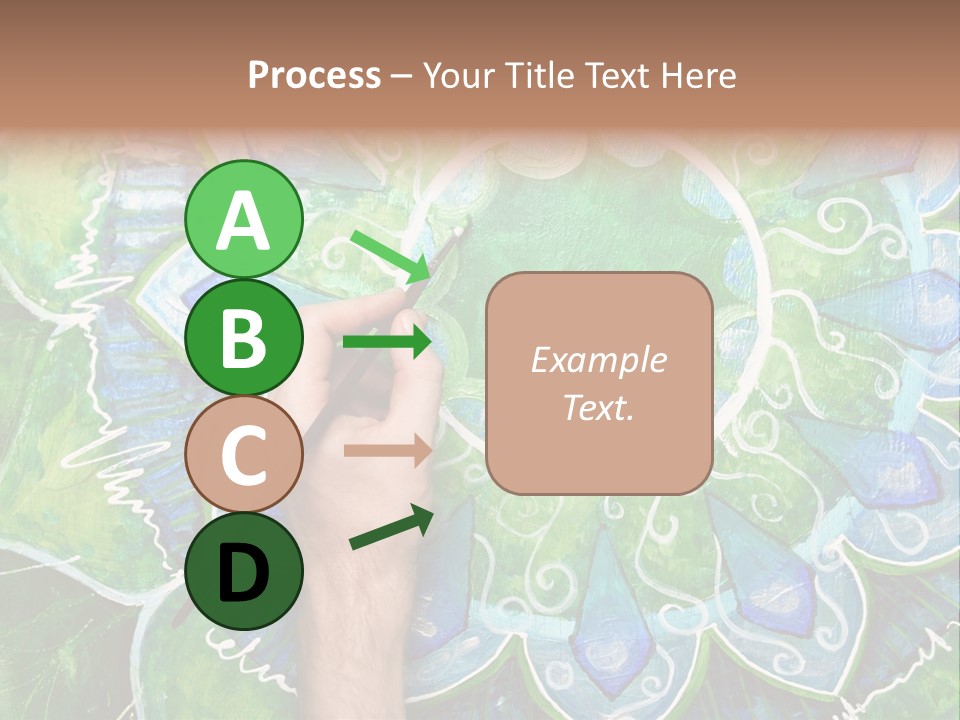 Colorful Decorative Paint PowerPoint Template