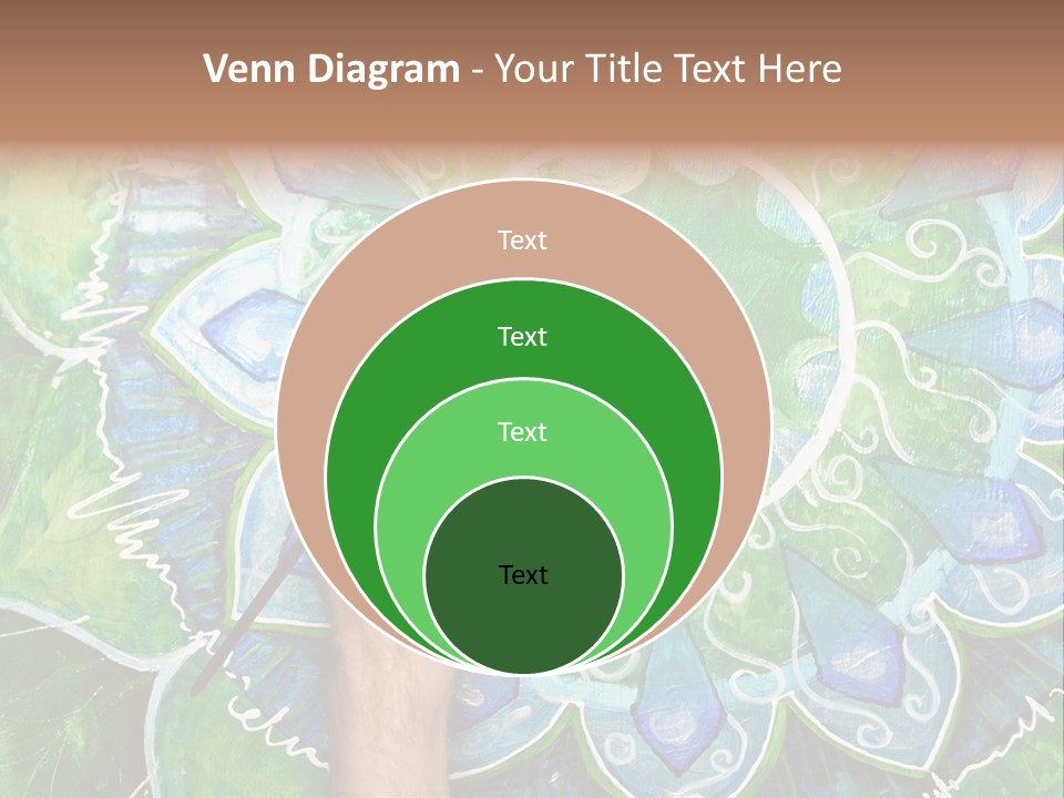 Colorful Decorative Paint PowerPoint Template