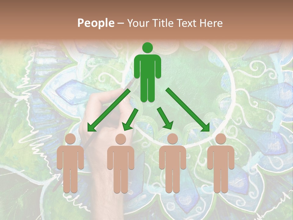 Colorful Decorative Paint PowerPoint Template