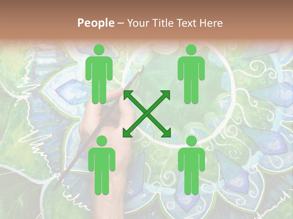 Colorful Decorative Paint PowerPoint Template