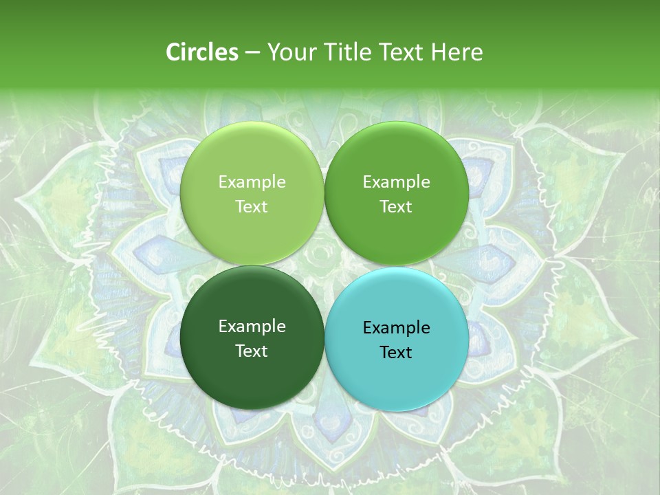 Anahata Mandala Wellness PowerPoint Template