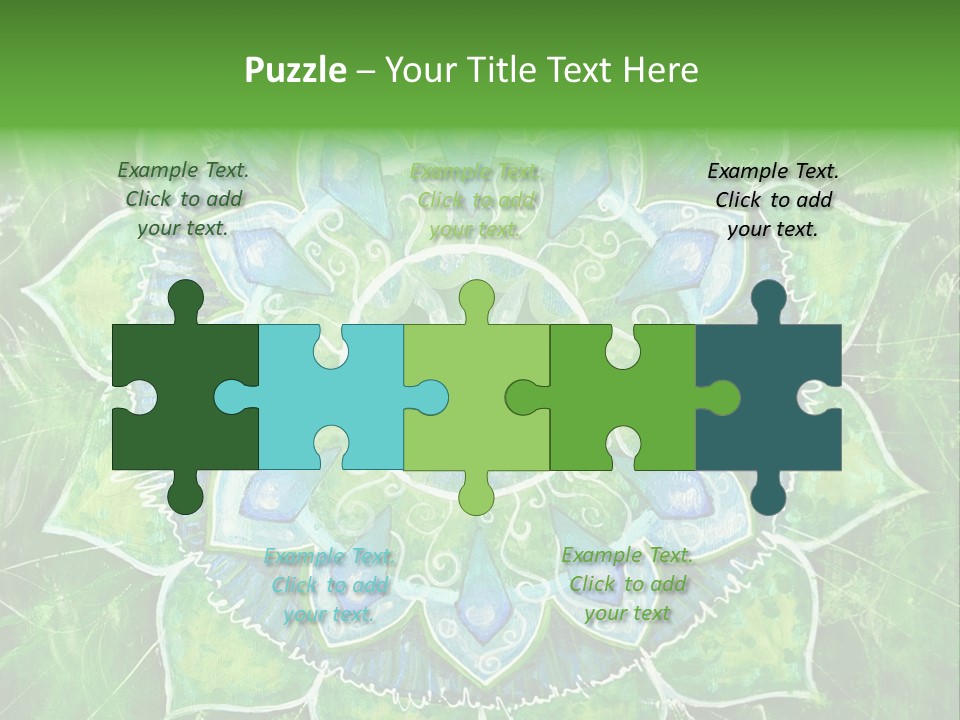 Anahata Mandala Wellness PowerPoint Template
