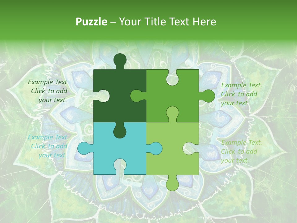 Anahata Mandala Wellness PowerPoint Template