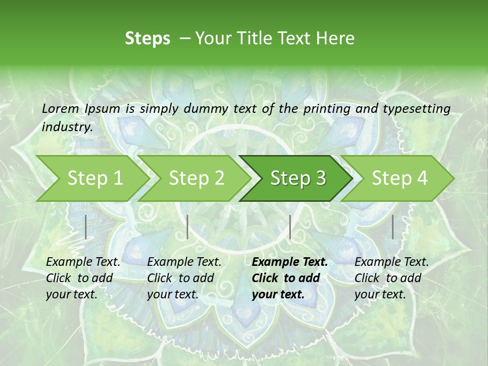 Anahata Mandala Wellness PowerPoint Template