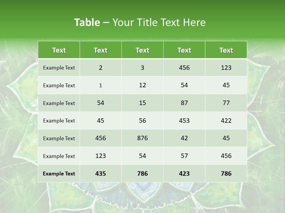 Anahata Mandala Wellness PowerPoint Template