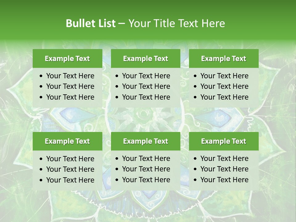 Anahata Mandala Wellness PowerPoint Template
