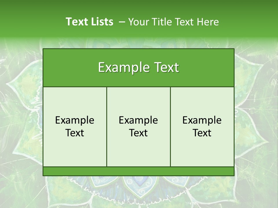 Anahata Mandala Wellness PowerPoint Template