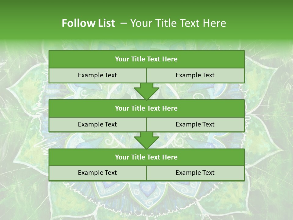 Anahata Mandala Wellness PowerPoint Template