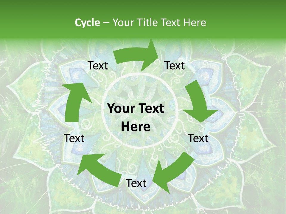Anahata Mandala Wellness PowerPoint Template