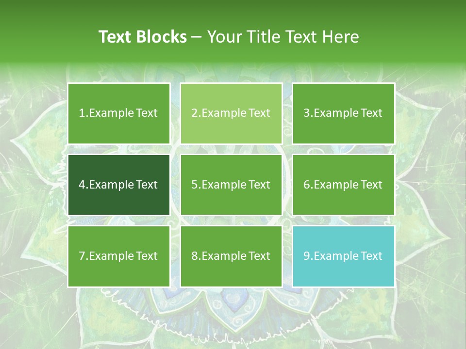 Anahata Mandala Wellness PowerPoint Template
