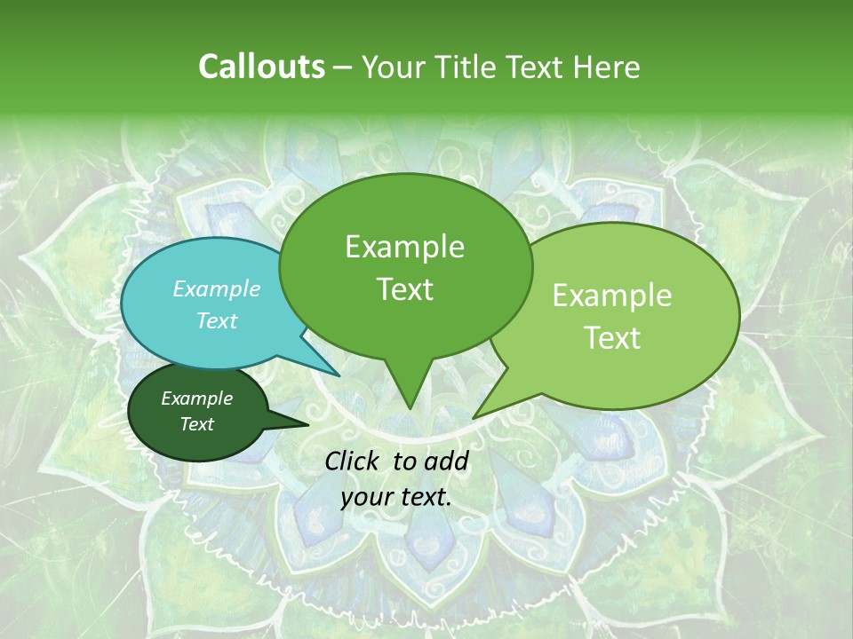 Anahata Mandala Wellness PowerPoint Template