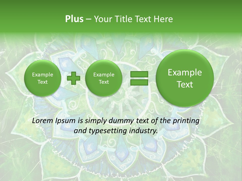 Anahata Mandala Wellness PowerPoint Template