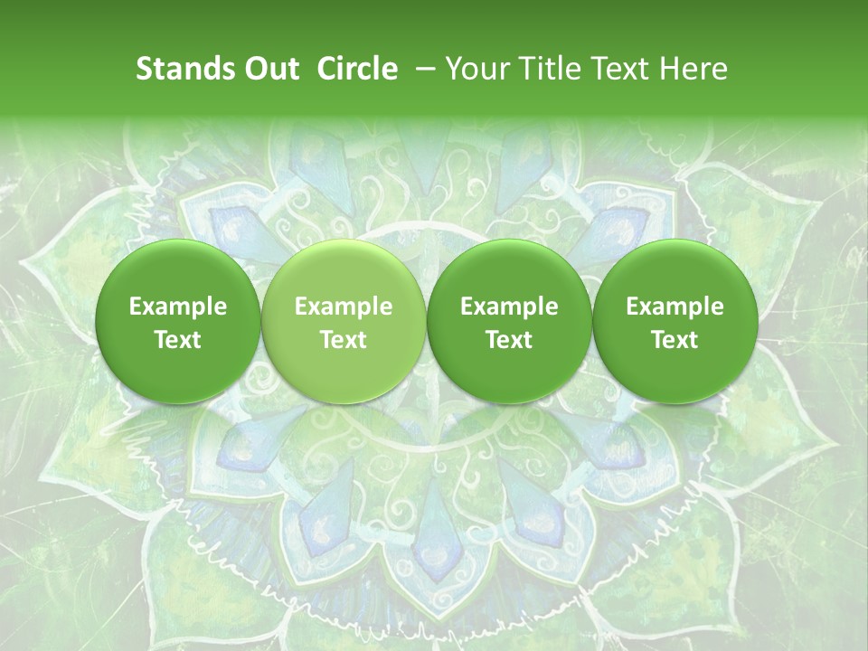 Anahata Mandala Wellness PowerPoint Template