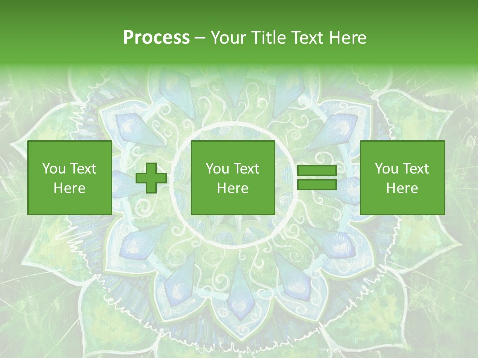 Anahata Mandala Wellness PowerPoint Template