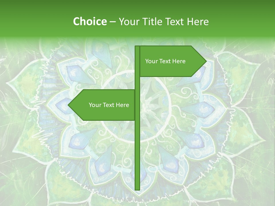 Anahata Mandala Wellness PowerPoint Template