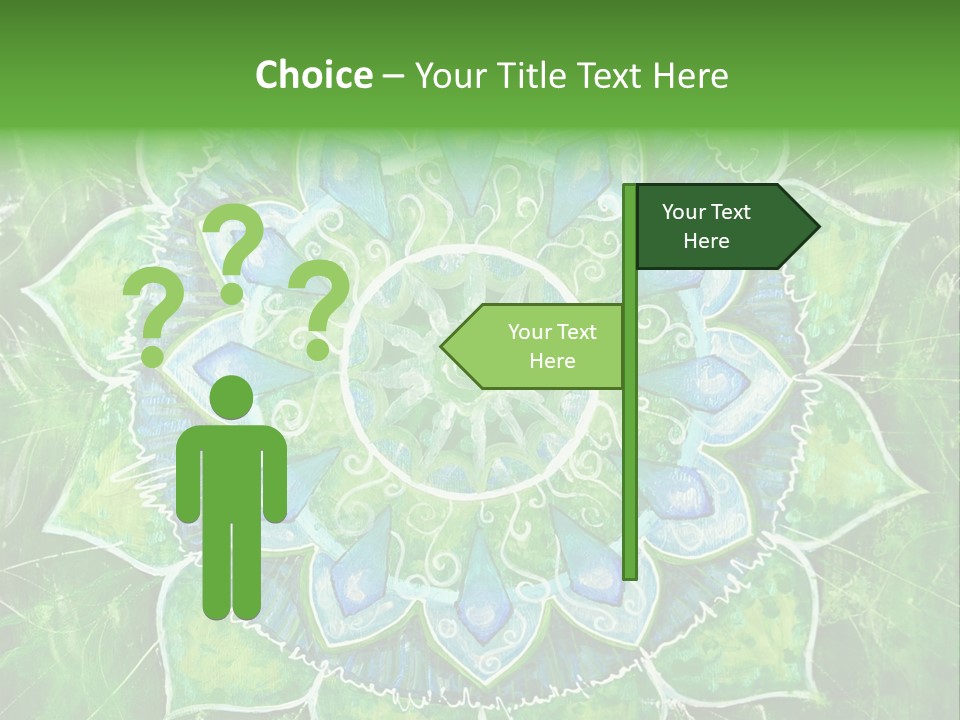 Anahata Mandala Wellness PowerPoint Template