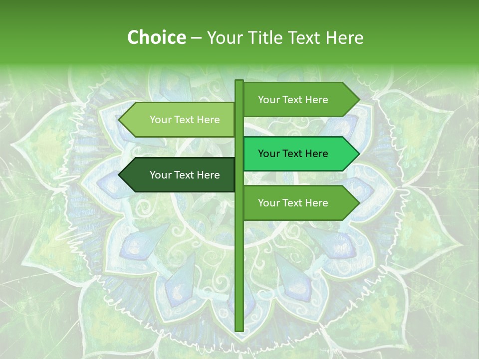 Anahata Mandala Wellness PowerPoint Template