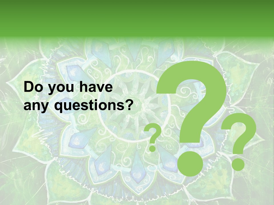 Anahata Mandala Wellness PowerPoint Template