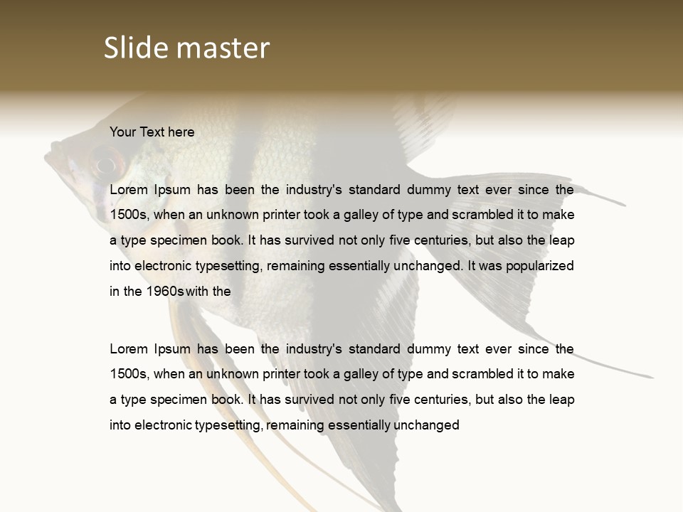 Sea Aquatic Water PowerPoint Template