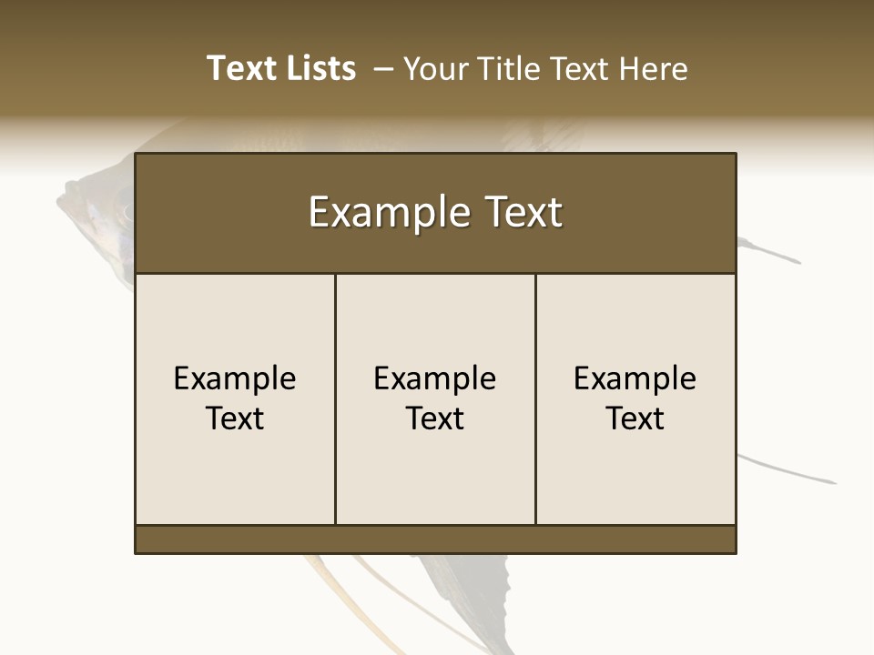 Sea Aquatic Water PowerPoint Template