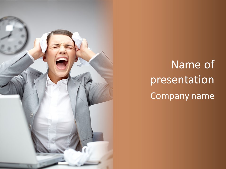 Staff  Bankruptcy PowerPoint Template