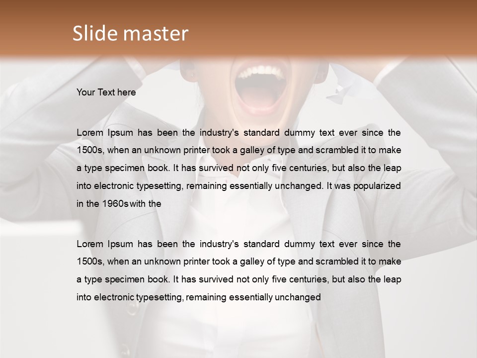 Staff  Bankruptcy PowerPoint Template