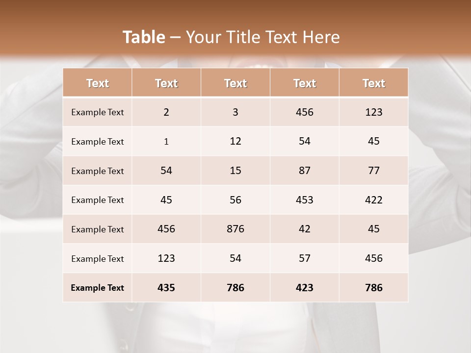 Staff  Bankruptcy PowerPoint Template