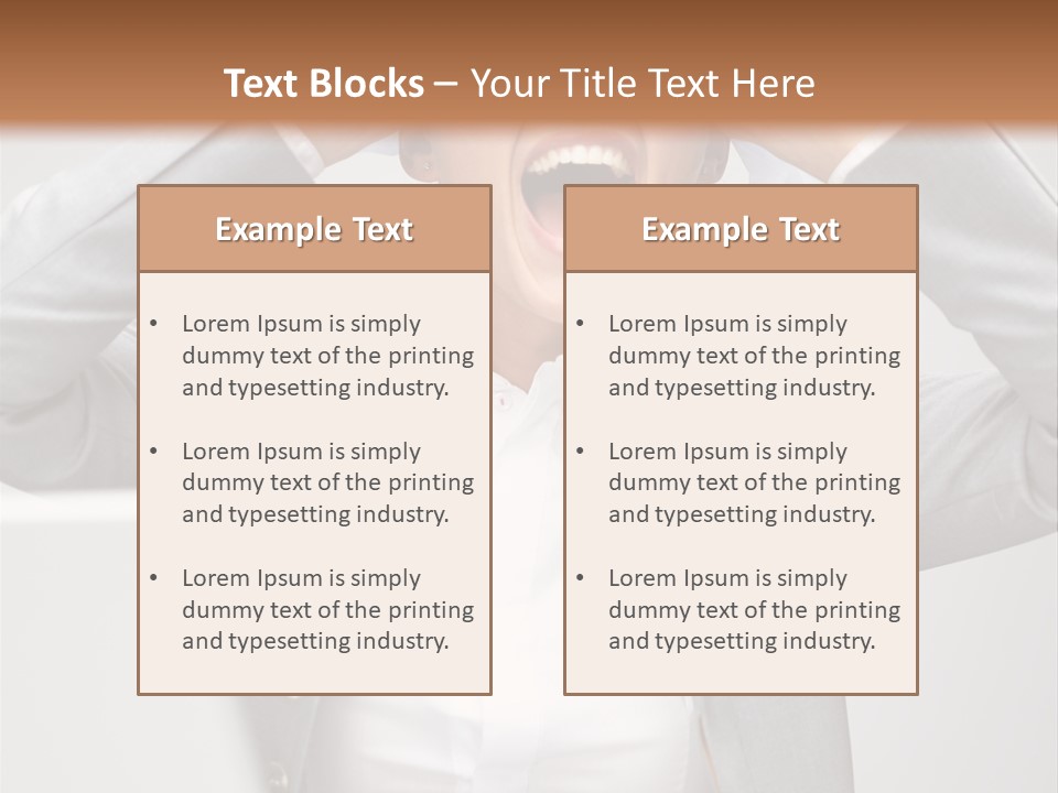 Staff  Bankruptcy PowerPoint Template