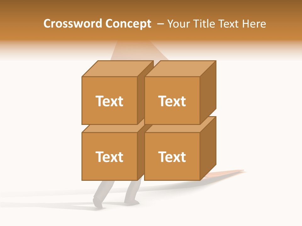 Arrow Suit Objects PowerPoint Template