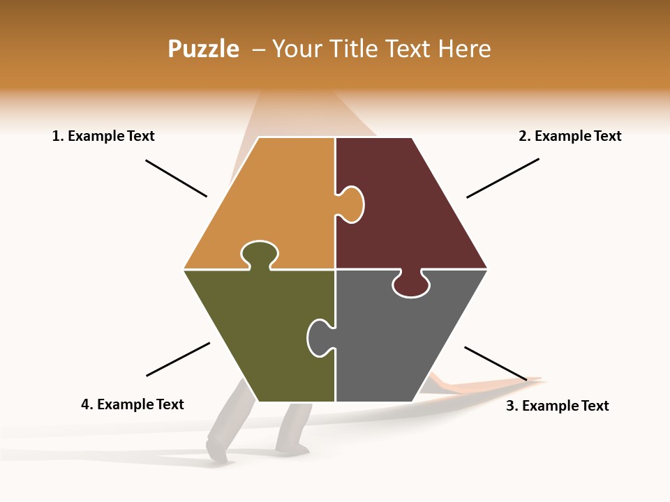 Arrow Suit Objects PowerPoint Template